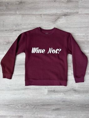 Brunette The Label Women’s Burgundy Sweatshirt size xxs